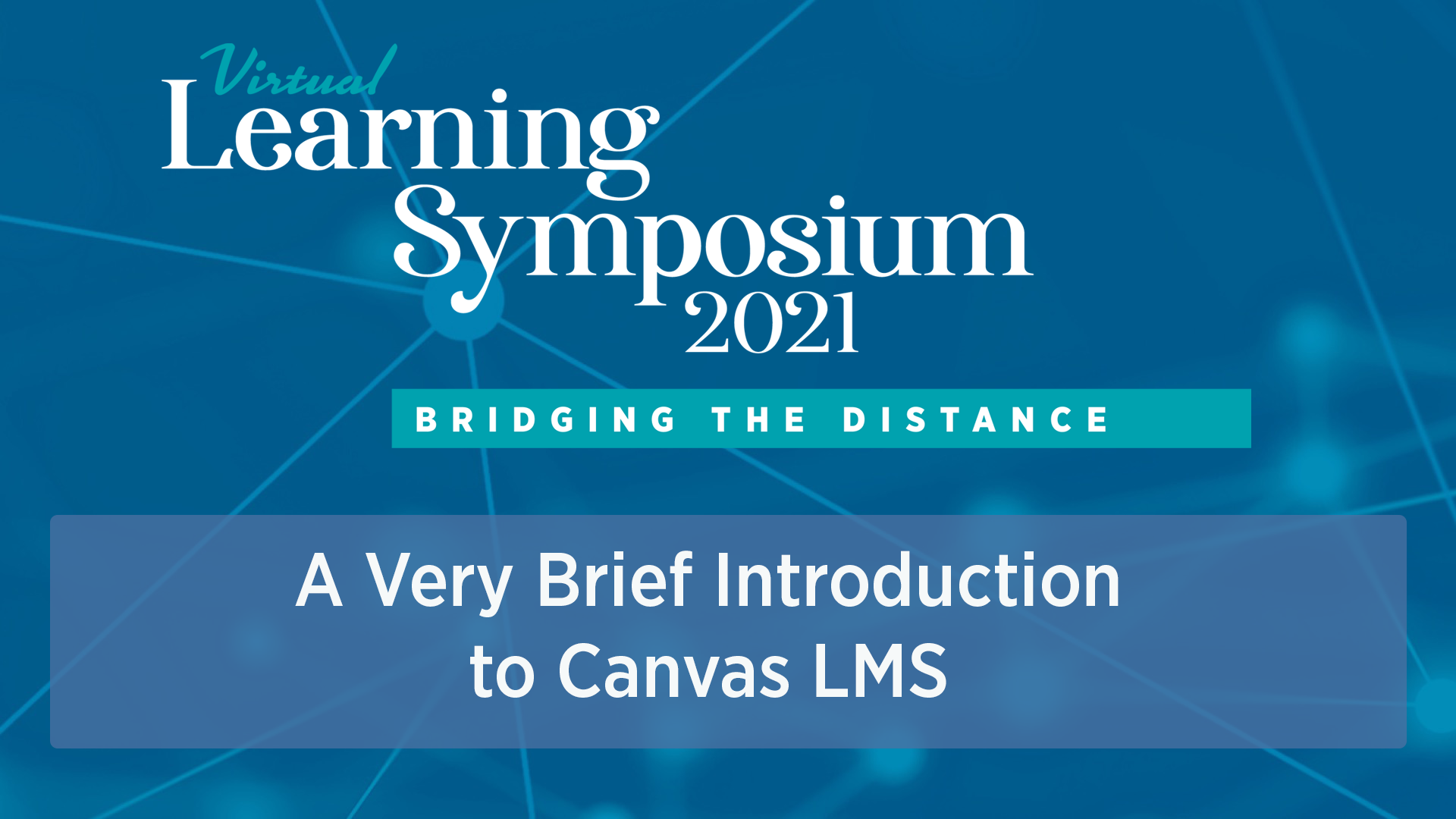 A Very Brief Introduction to Canvas LMS